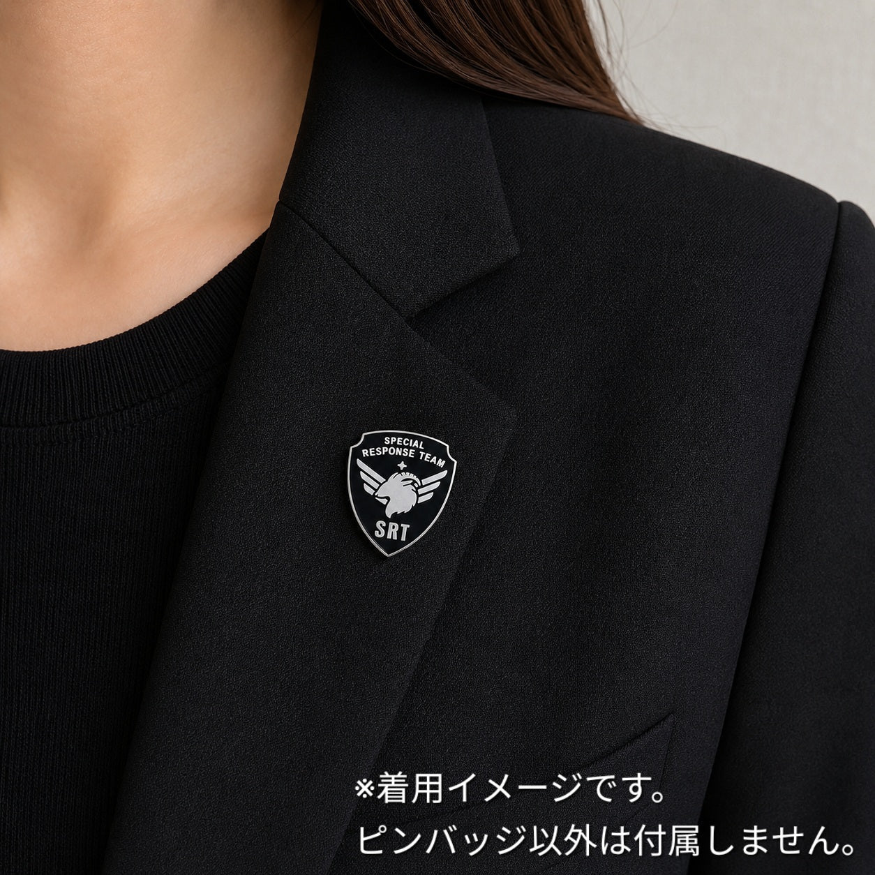 メタルピンバッチ ブルアカ SRTマーキング風■ラペルピン コスプレ 装飾 金属製 ピンバッジ - AIA - Military Goods Store