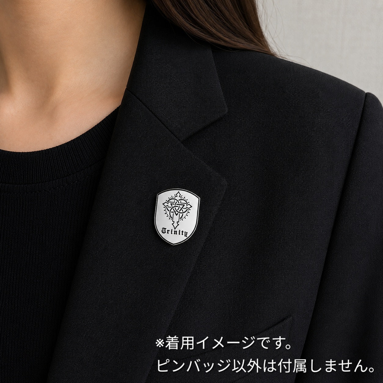 メタルピンバッチ ブルアカ トリニティ(WH)マーキング風■ラペルピン コスプレ 装飾 金属製 ピンバッジ - AIA - Military Goods Store
