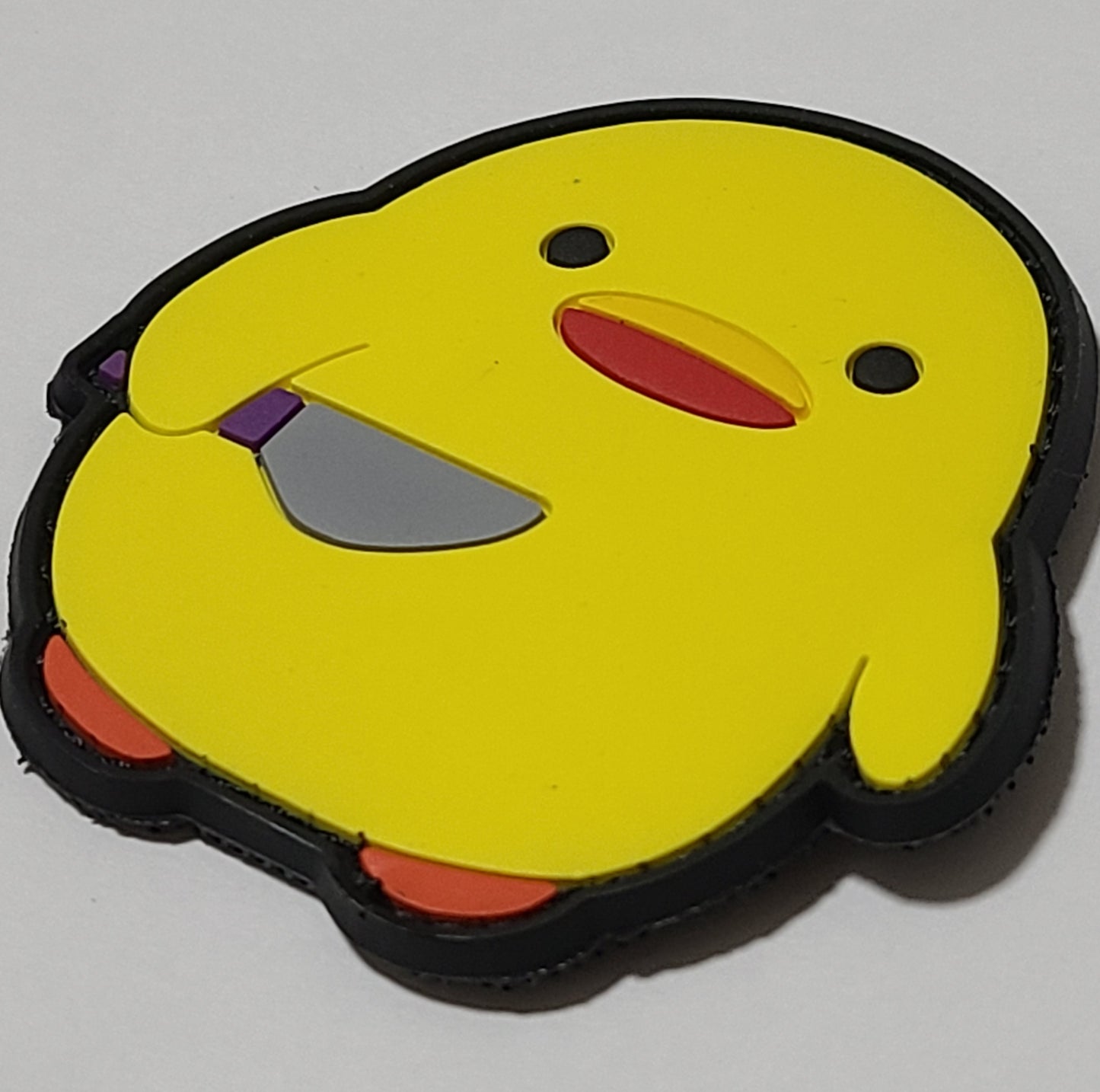 PVC 3D ベルクロワッペン CRITTAC ヒヨコ■ミリタリー風 キャラクターデザイン PVCパッチ ベルクロパッチ