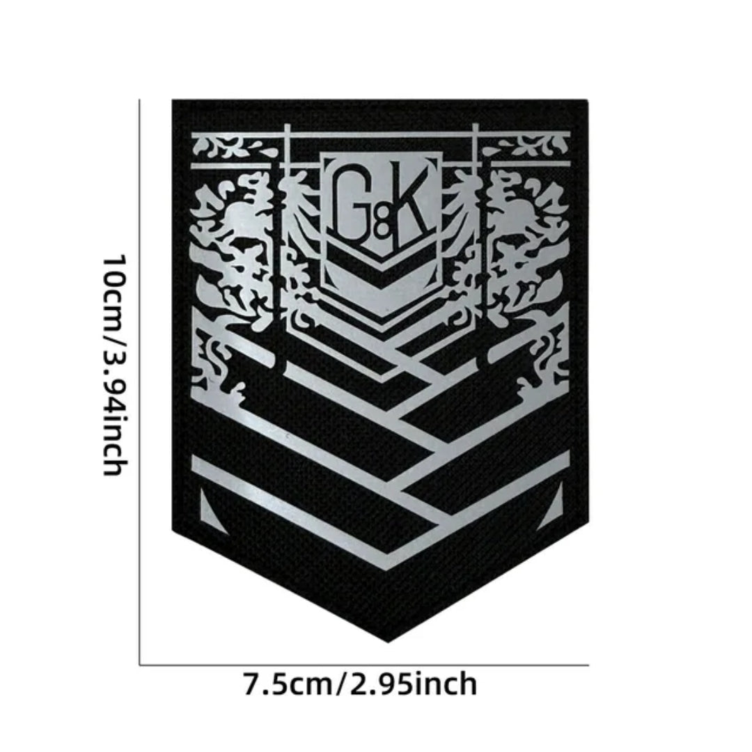 タクティカルワッペン リフレクションタイプ ベルクロ仕様 ドルフロマーキングD - AIA - Military Goods Store