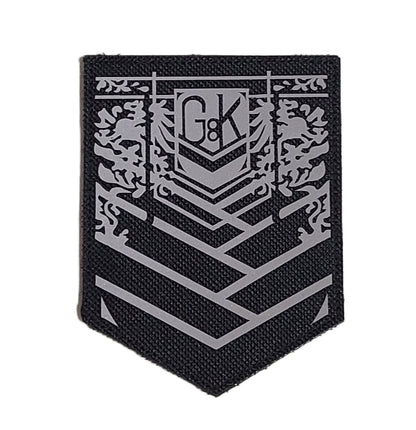 タクティカルワッペン リフレクションタイプ ベルクロ仕様 ドルフロマーキングD - AIA - Military Goods Store