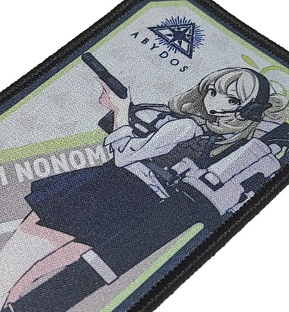 タクティカル キャラクタープリントワッペン ノノミ ベルクロ仕様 ミリタリーパッチ マジックテープ コスプレ ブルアカ - AIA - Military Goods Store