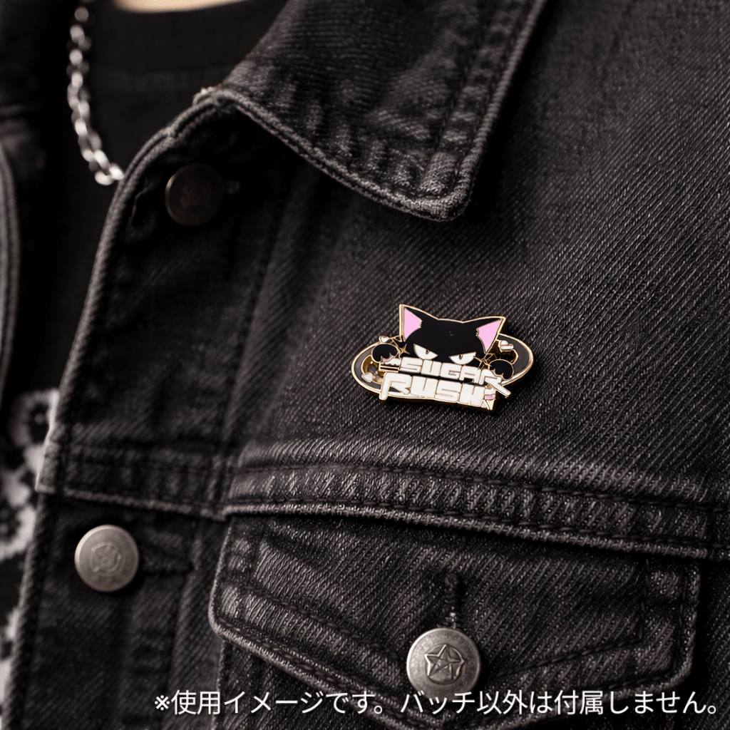 メタルピンバッチ ブルアカ シュガーラッシュマーキング風□ラペルピン