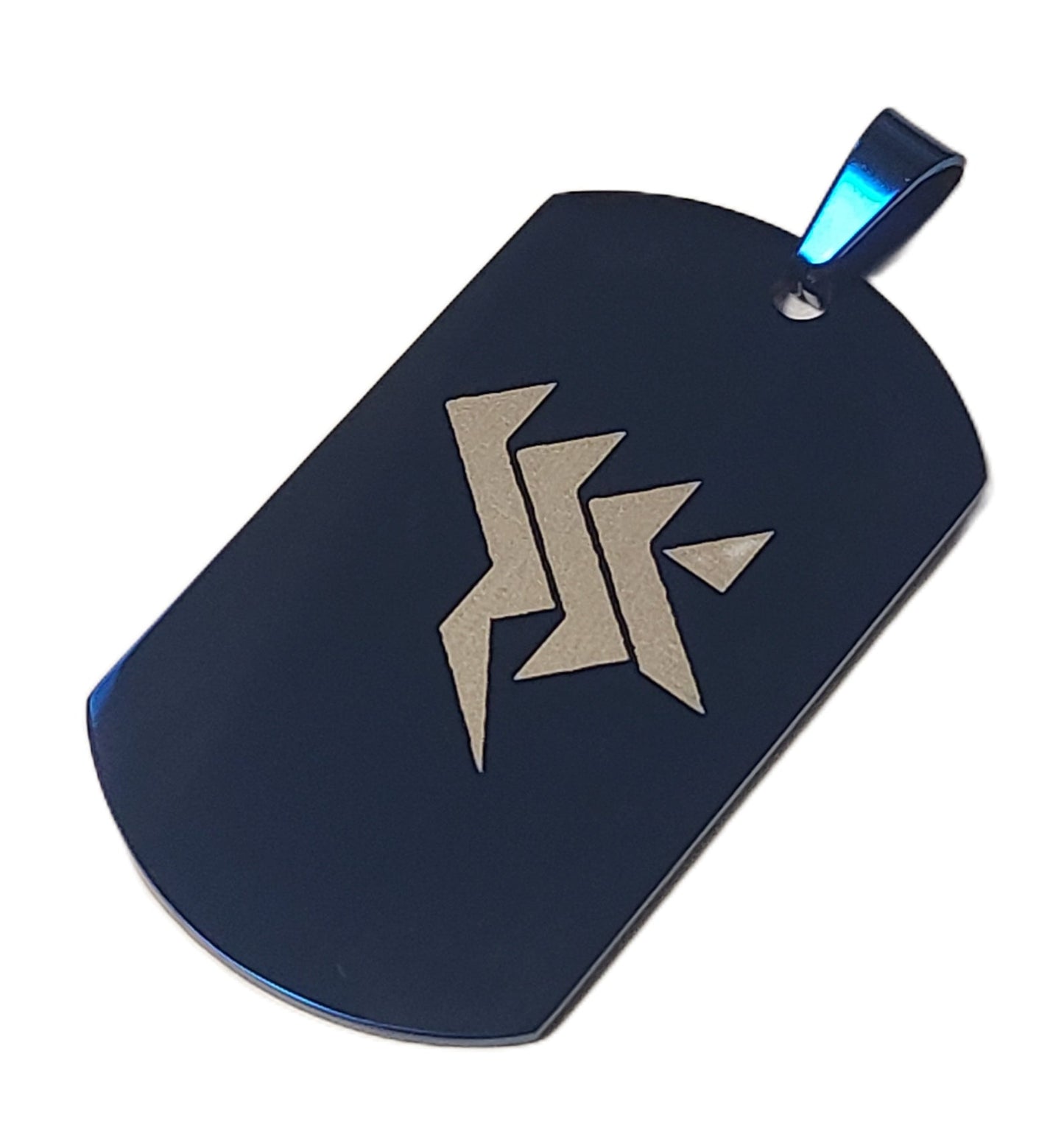 タクティカル ステンレスドッグタグ ダークブルー ブルアカモチーフ ネックレス/キーホルダー/コスプレ - AIA - Military Goods Store