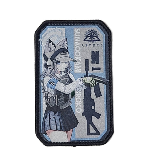 タクティカル キャラクタープリントワッペン ベルクロ仕様 ミリタリーパッチ/マジックテープ/コスプレ/ブルアカ - AIA - Military Goods Store