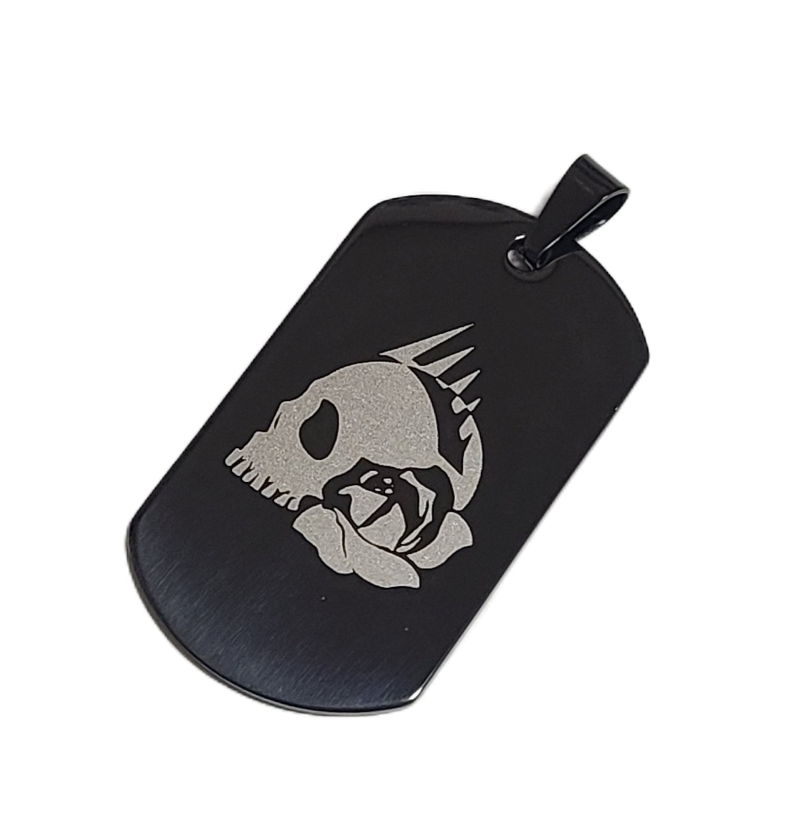 タクティカル ステンレスドッグタグ ブラック ブルアカモチーフ ネックレス/キーホルダー/コスプレ - AIA - Military Goods Store