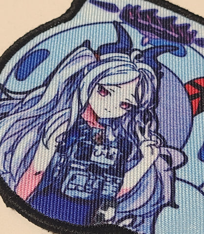 ブルアカ ベルクロキャラクターワッペン 水着ヒナ■プリントワッペン ベルクロパッチ ミリタリー 面ファスナー 装備用 - AIA - Military Goods Store