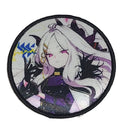 ブルアカ ベルクロキャラクターワッペン ヒナ サークル■プリントワッペン ベルクロパッチ ミリタリー 面ファスナー 装備用　