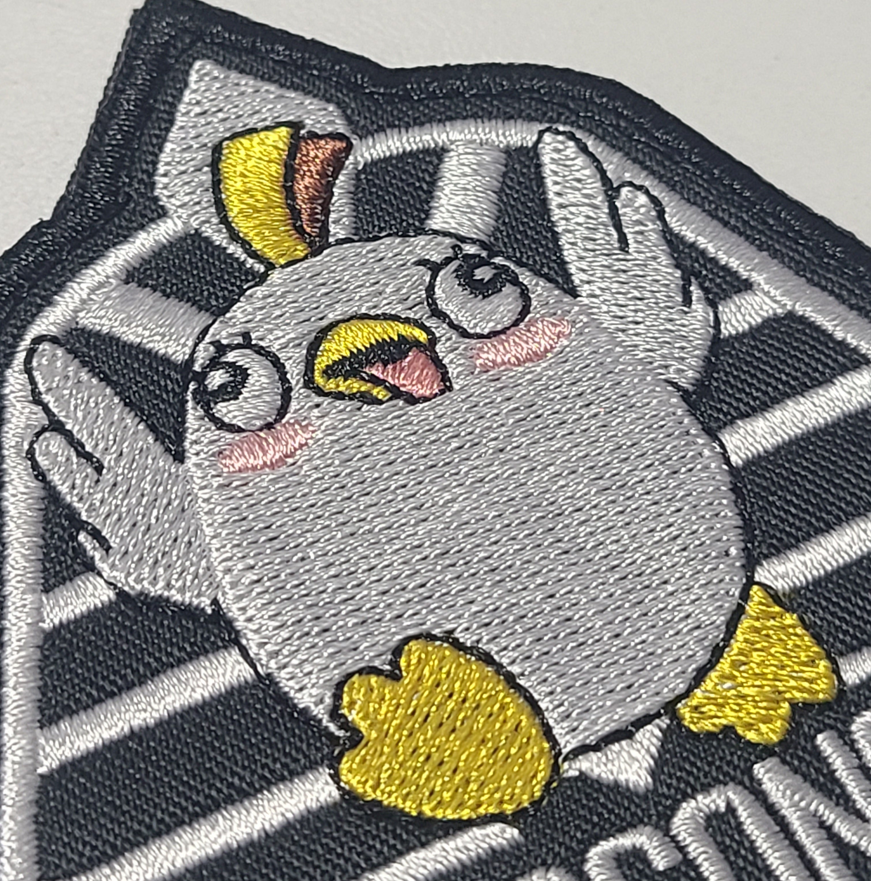 ブルアカ ベルクロパッチ 刺繍タイプ ペロロ様□ミリタリーパッチ 風