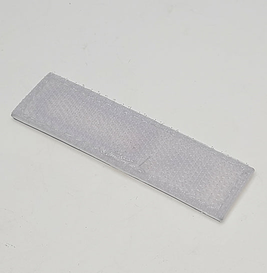 タクティカル PVCワッペン バッテリーインジケーター風 ベルクロ仕様 ホワイト 75mm×20mm - AIA - Military Goods Store