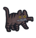 PVC タクティカルパッチ キジトラ ベルクロ仕様■ミリタリー風 猫デザイン PVCワッペン