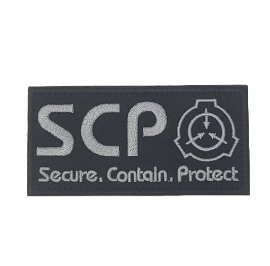 ミリタリー刺繍ワッペン ベルクロ仕様 SCPマーキング風 Mサイズ SCP財団/サバイバルゲーム - AIA - Military Goods Store