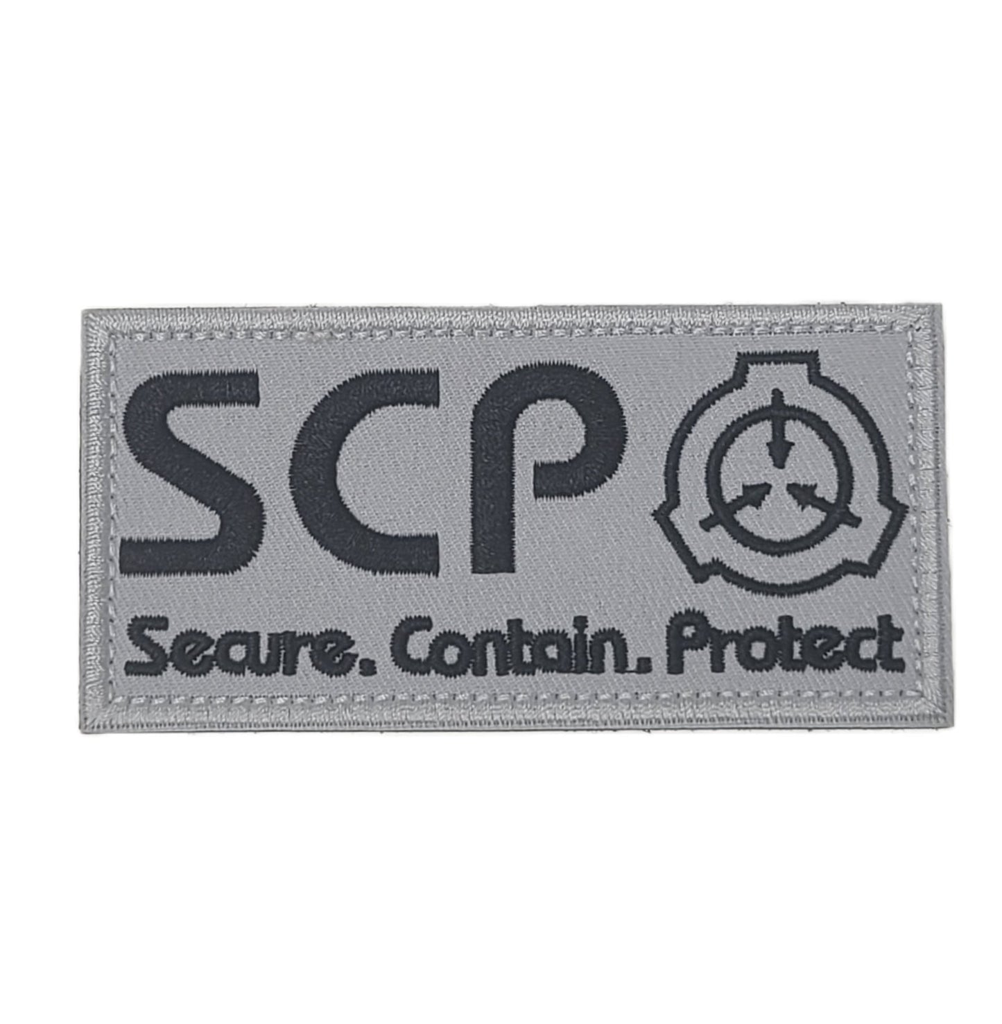 ミリタリー刺繍ワッペン ベルクロ仕様 SCPマーキング風 Mサイズ SCP財団/サバイバルゲーム - AIA - Military Goods Store