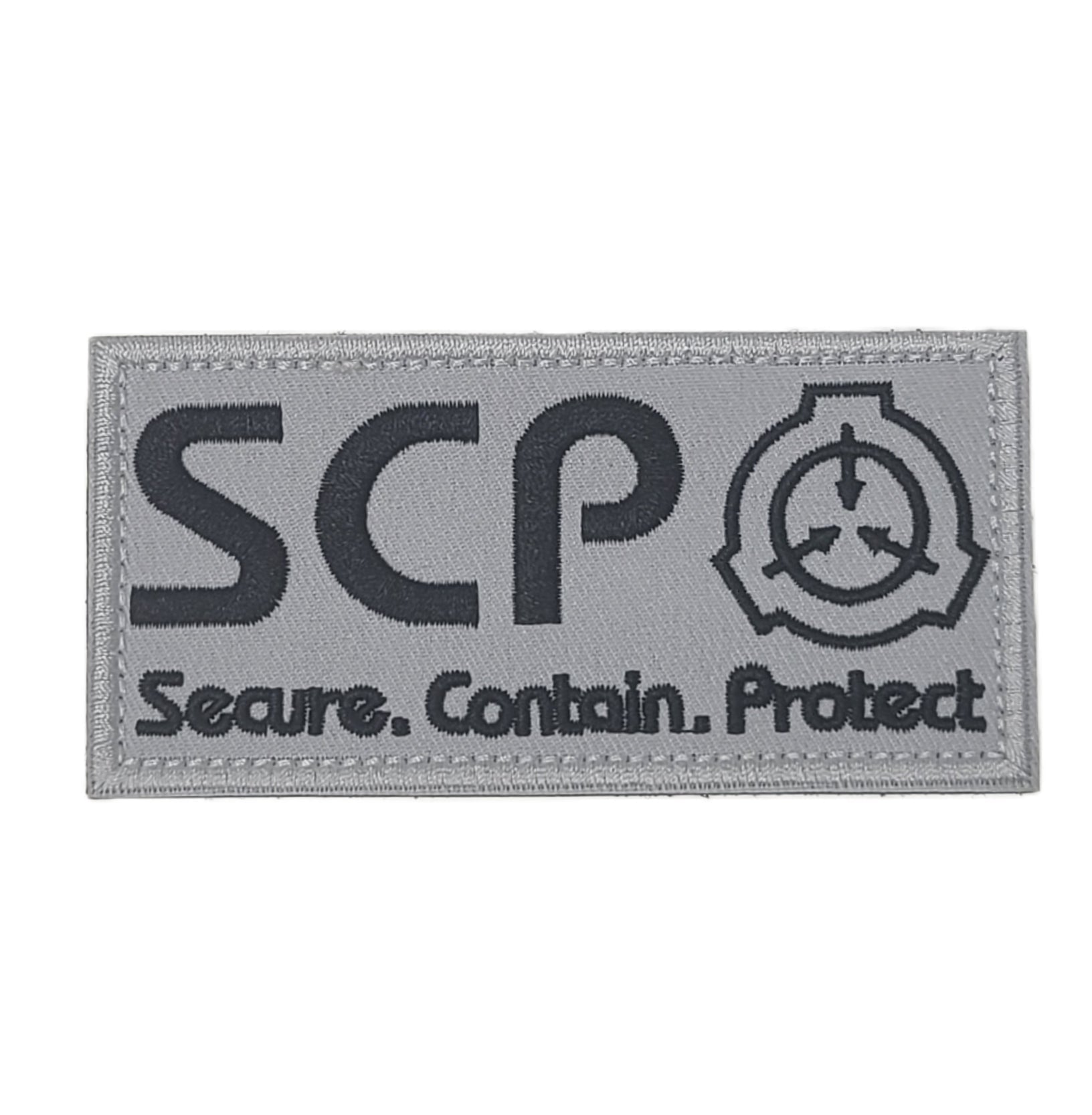 ミリタリー刺繍ワッペン ベルクロ仕様 SCPマーキング風 Mサイズ SCP財団/サバイバルゲーム - AIA - Military Goods Store