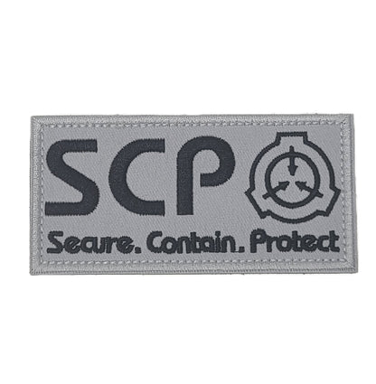 ミリタリー刺繍ワッペン ベルクロ仕様 SCPマーキング風 Mサイズ SCP財団/サバイバルゲーム - AIA - Military Goods Store