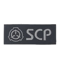 SCP財団マーキング ベルクロパッチ 刺繍タイプ ブラック Sサイズ■ミリタリーワッペン サバゲー 装備 パッチ ベルクロ